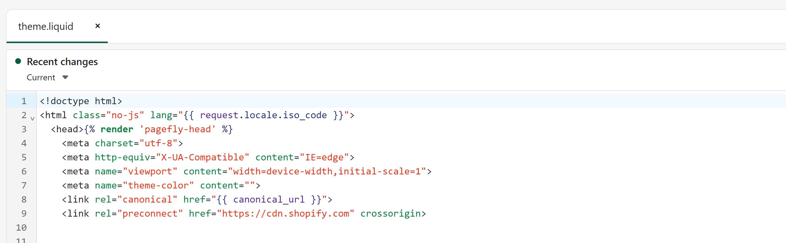Shopify theme Code Example