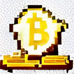 Bitcoin AI generated art graphic 