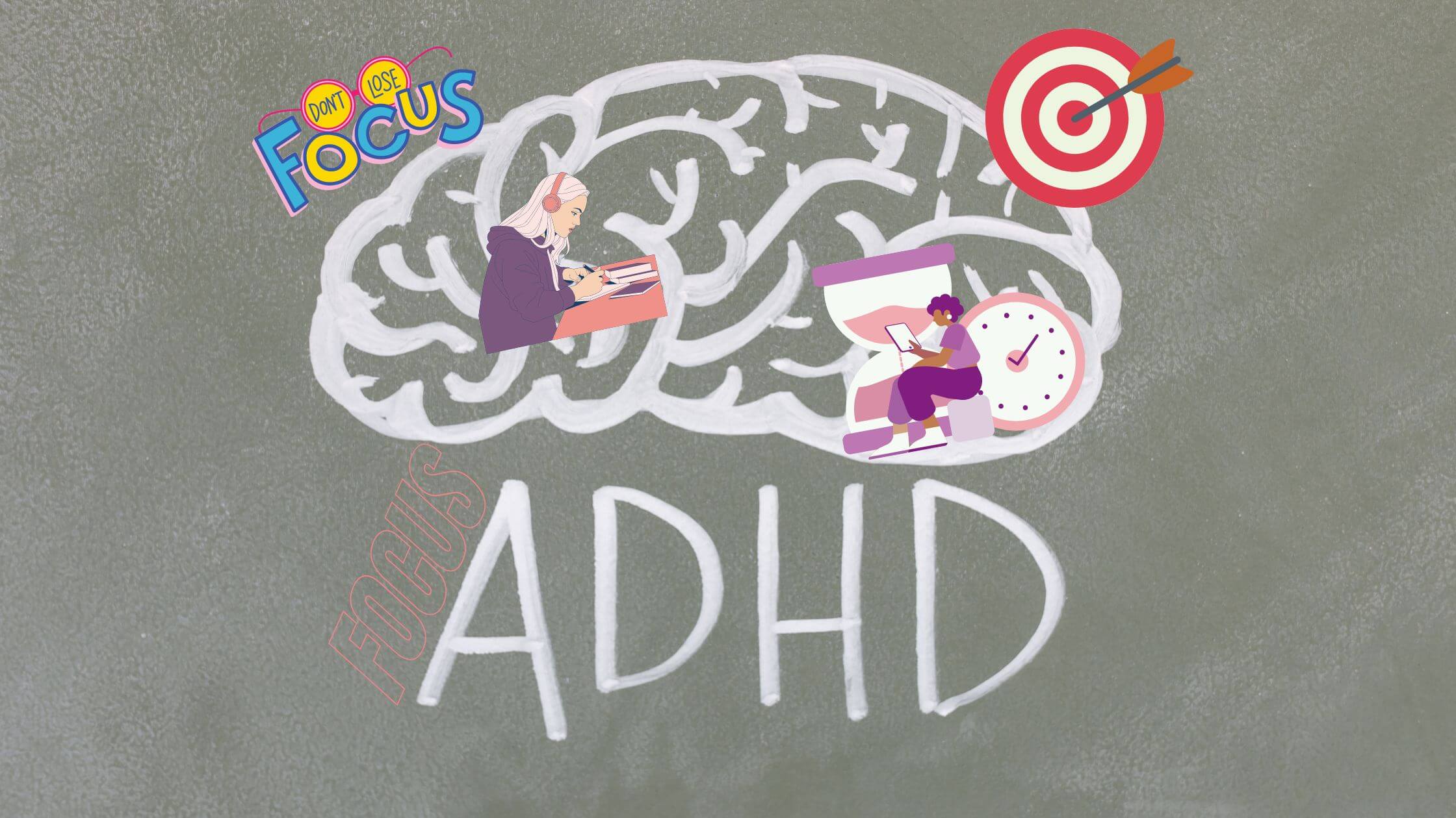 ADHD Graphic w/ Distracting Elements